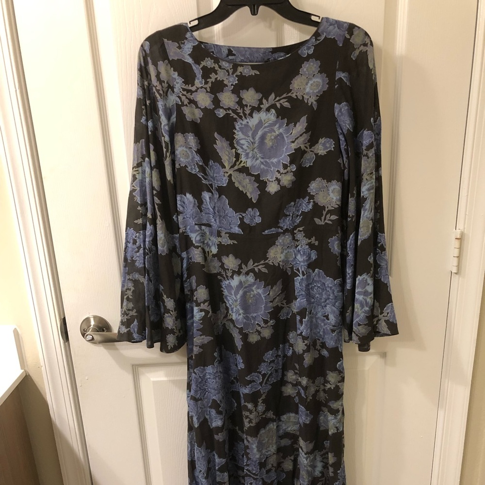Free People gauzy light maxi dress in size 0